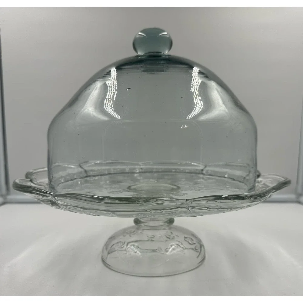 Vintage pedestal glass