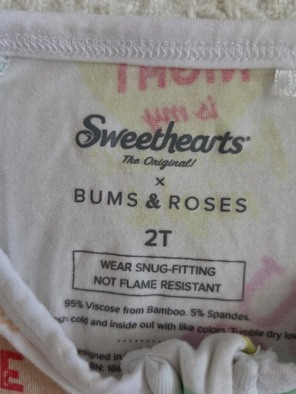 Bums and Roses 96% viscose