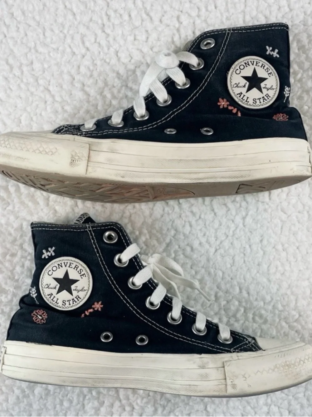CONVERSE • Black/White Chuck Taylor All-Star Things To Grow High-Top Sneakers,