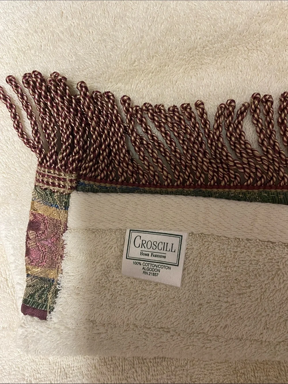 Croscill decorative towels