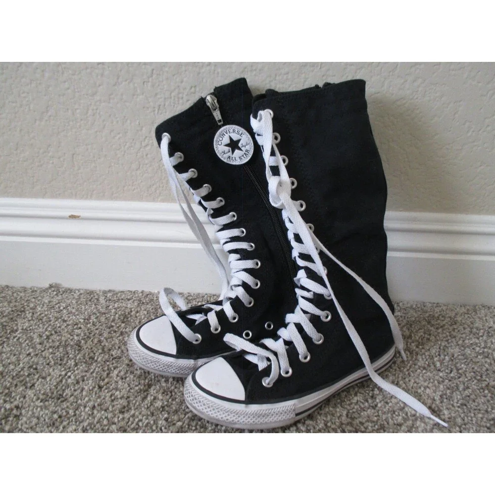 Converse Chuck Taylor All Star XXHi Knee-high canvas boots Kid sz 13