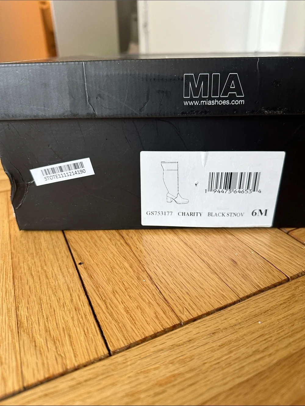 MIA never worn