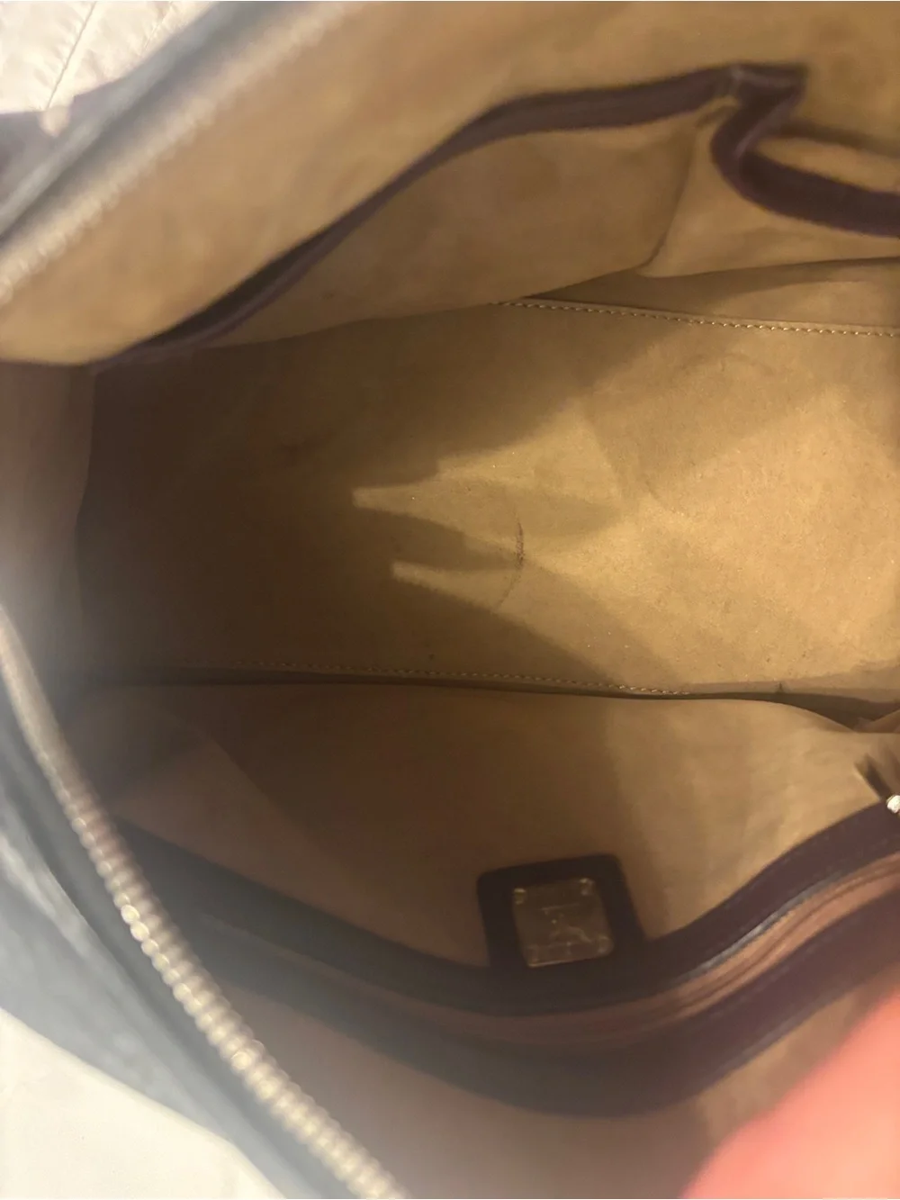 MCM compact satchel