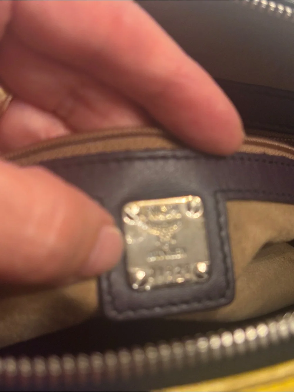 MCM compact satchel