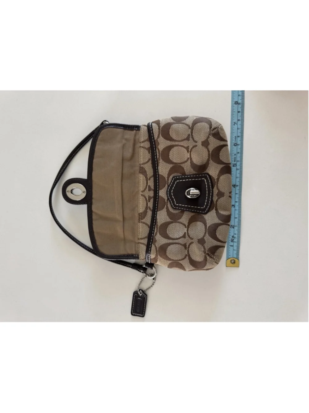 Coach vintage wristlet leather