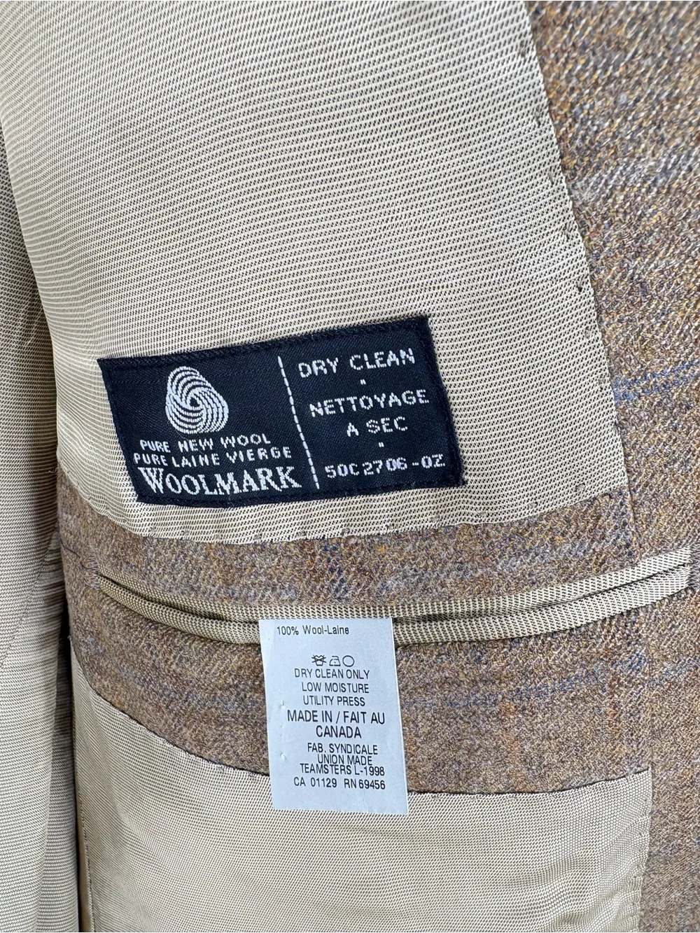 Coppley brown plaid