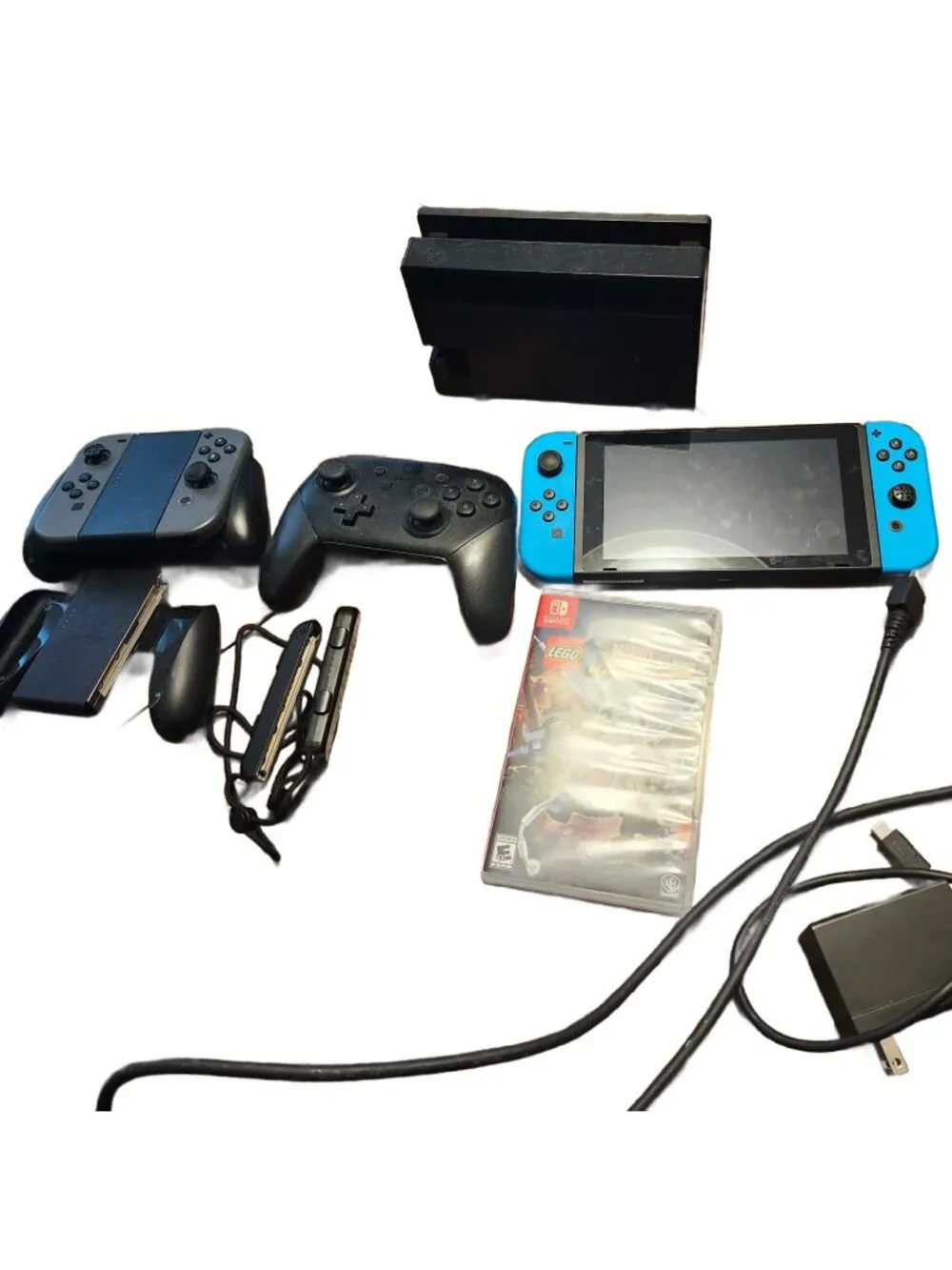 Nintendo Switch v1 Console Lego Super Hero 2 Game bundle-UNPATCHED