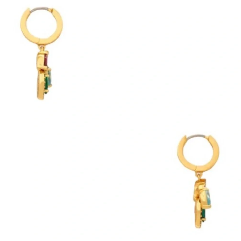 Kate‎ Spade Light Up The Room Holiday Hoop Earrings NWT