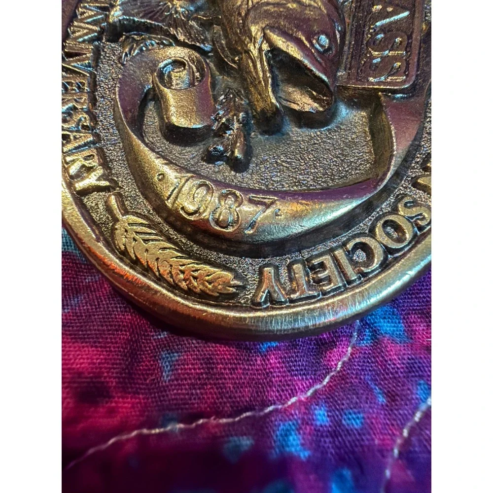 Vintage BASS Anglers Sportsman Society 20th Anniversary Belt Buckle 1987 Limited
