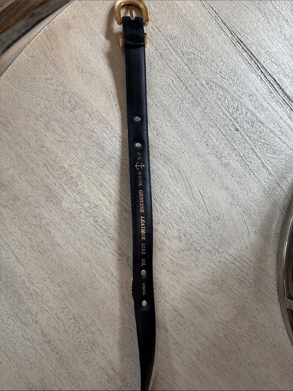 Jg Hook buckle finish or
