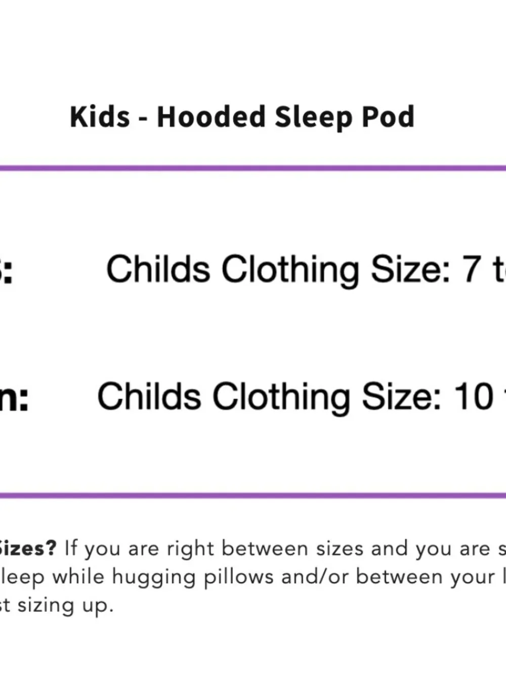 Hug Sleep Kids - Hooded Sleep Pod