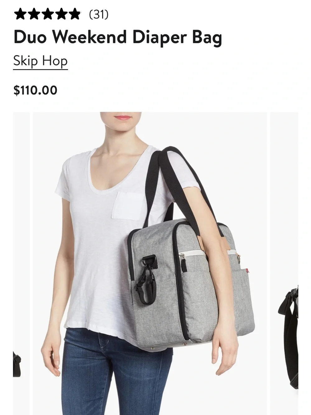 Skip Hop lightweight gray