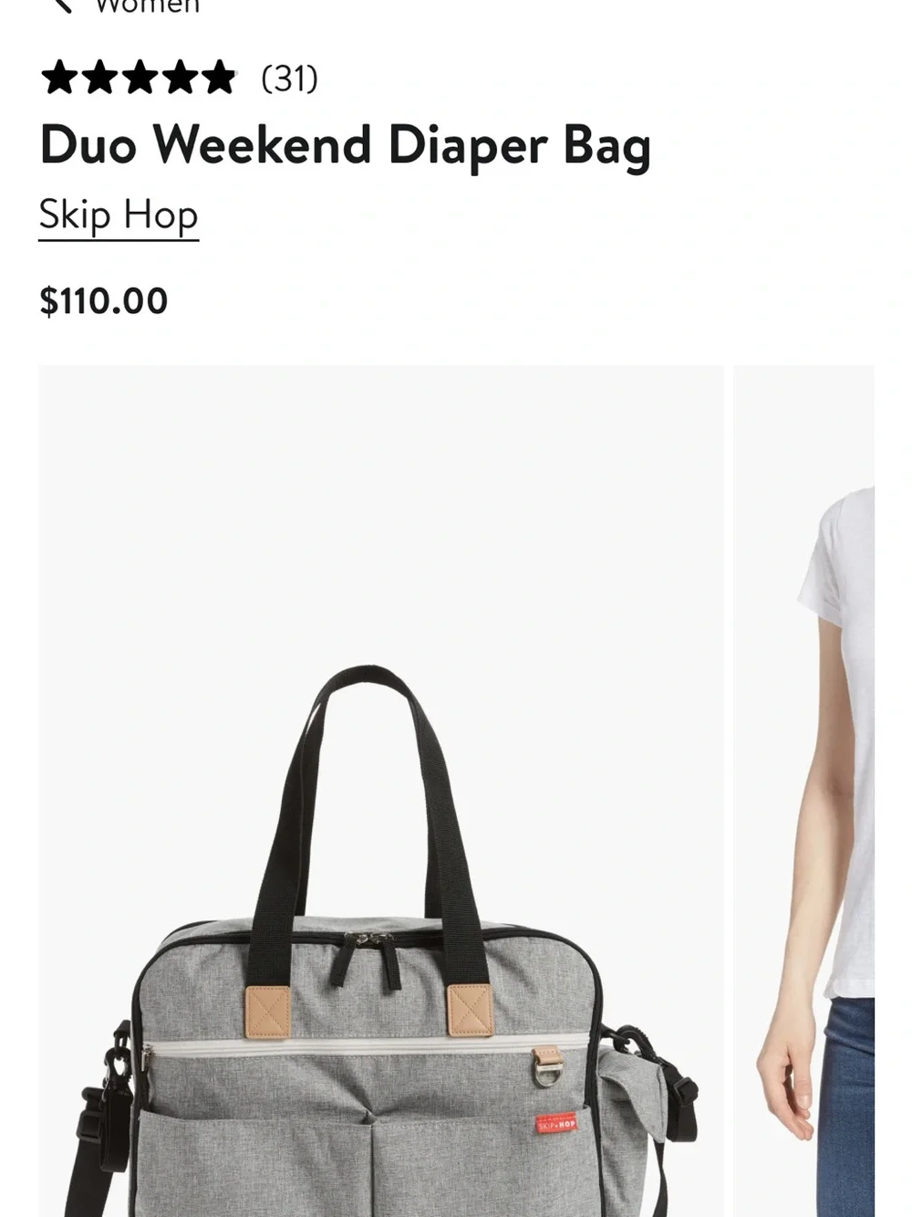 Skip Hop lightweight gray