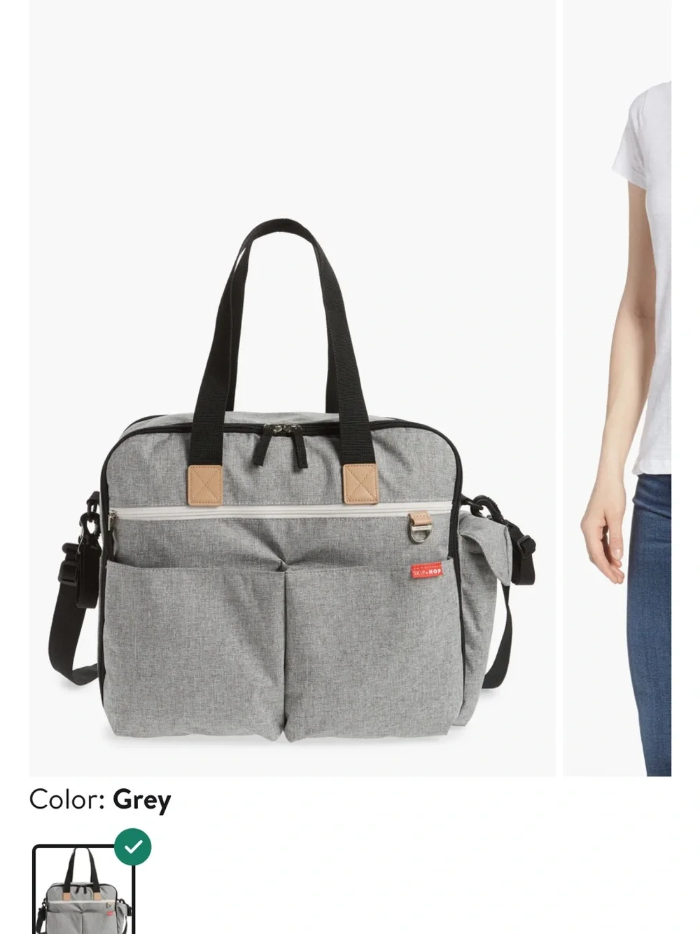 Skip Hop lightweight gray
