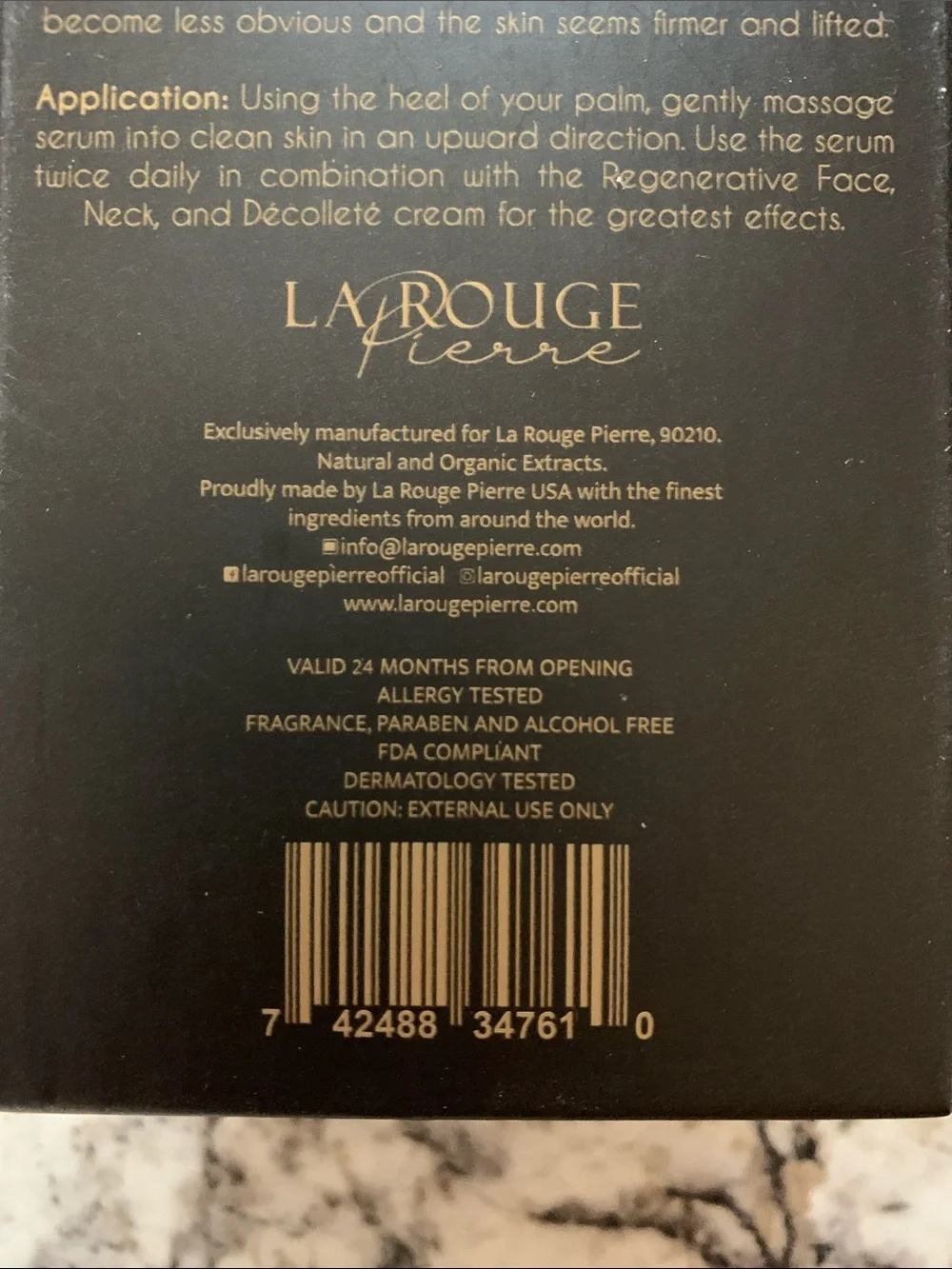 La Rouge Pierre obsidian collection