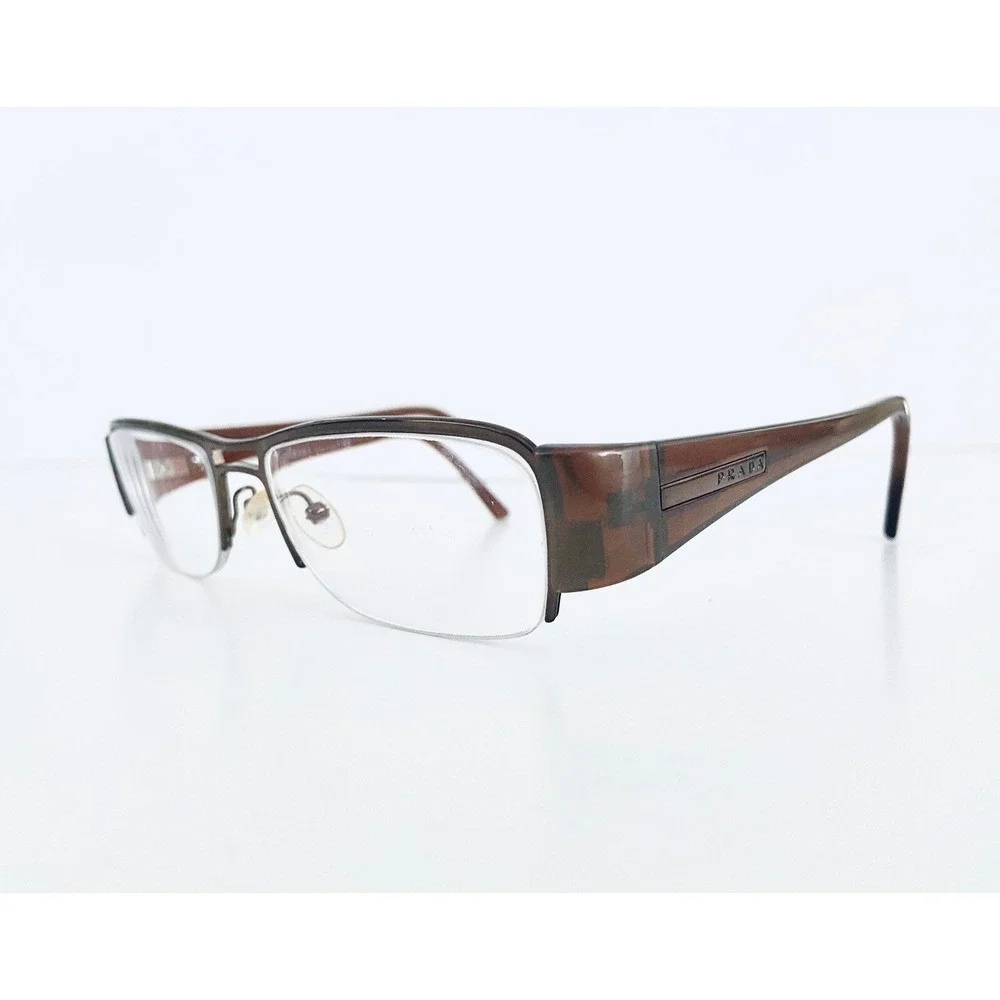 Prada brown metal