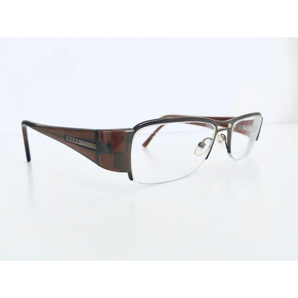 Prada brown metal