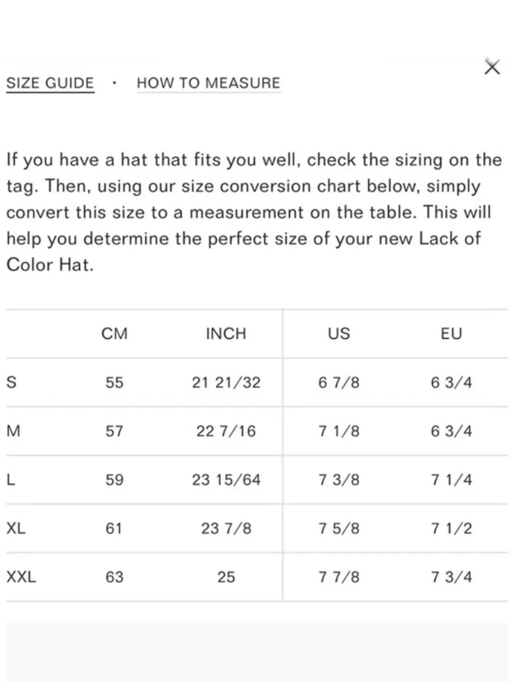 Lack Of Color size xl