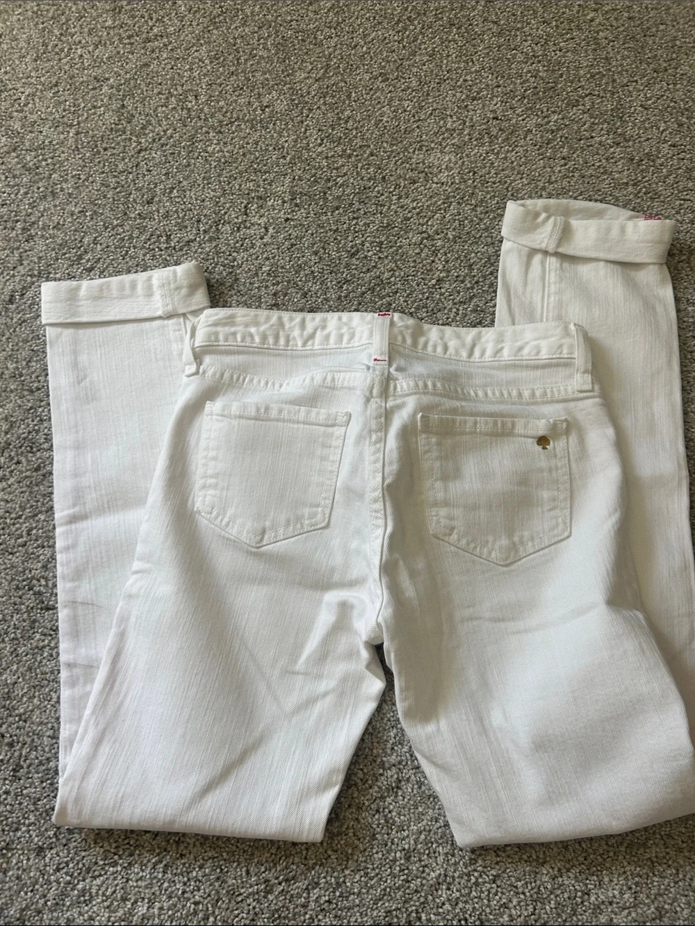 Kate Spade Women's White Straight-Leg Jeans size 25