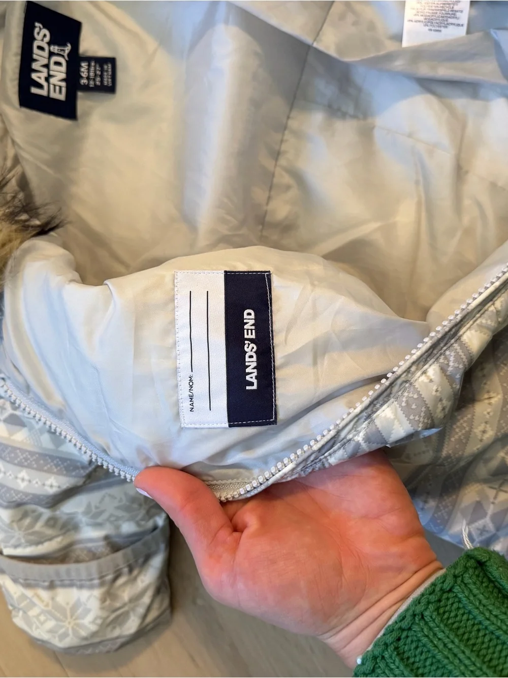 Lands End warm insulated