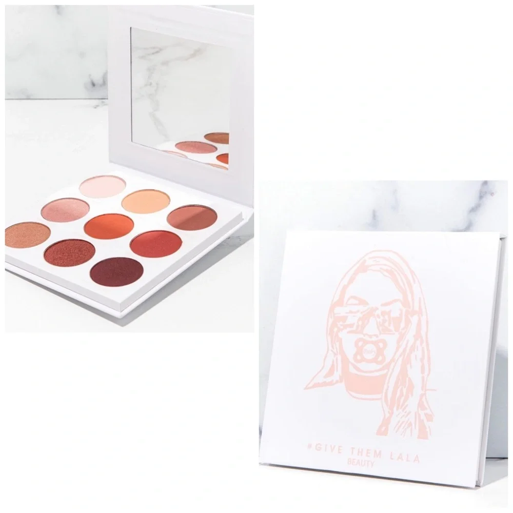 GIVE THEM LALA BEAUTY The Baby Eyeshadow Palette • Pink Brown Nude - NEW IN BOX