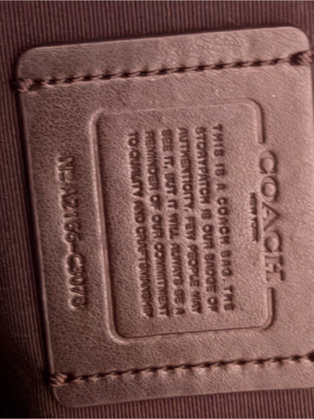 Coach Dempsey medium Leather Tote Bag — Sage Green