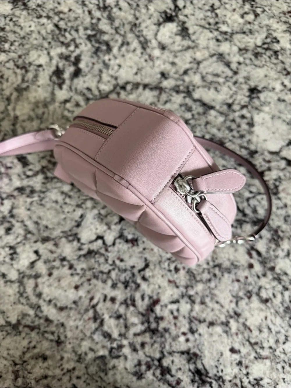 Coach quilted heart