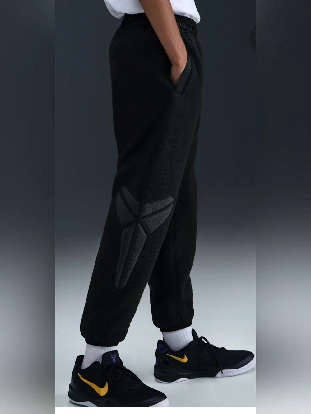 Nike Kobe Winterized Basketball Pants ~ Black IB2740-010 | Big Kids: L