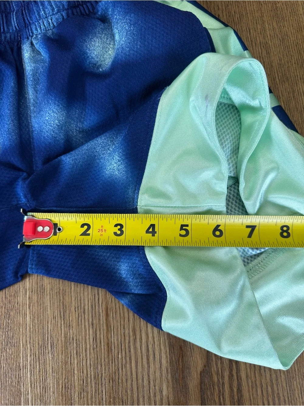 Nike Kids Blue and Light Green Athletic Basketball Shorts