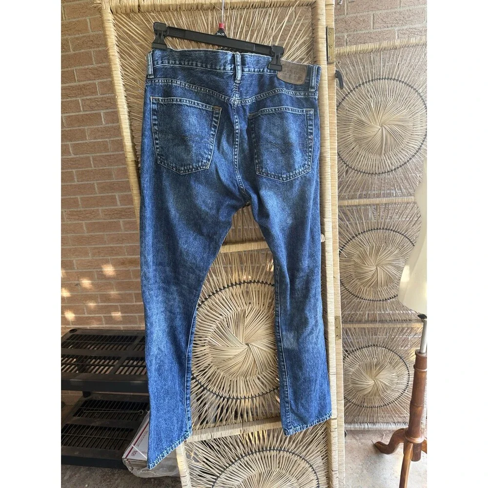 Polo Ralph Lauren Sullivan Slim Jeans Mens 34x32 Blue Denim Cotton 5 Pocket