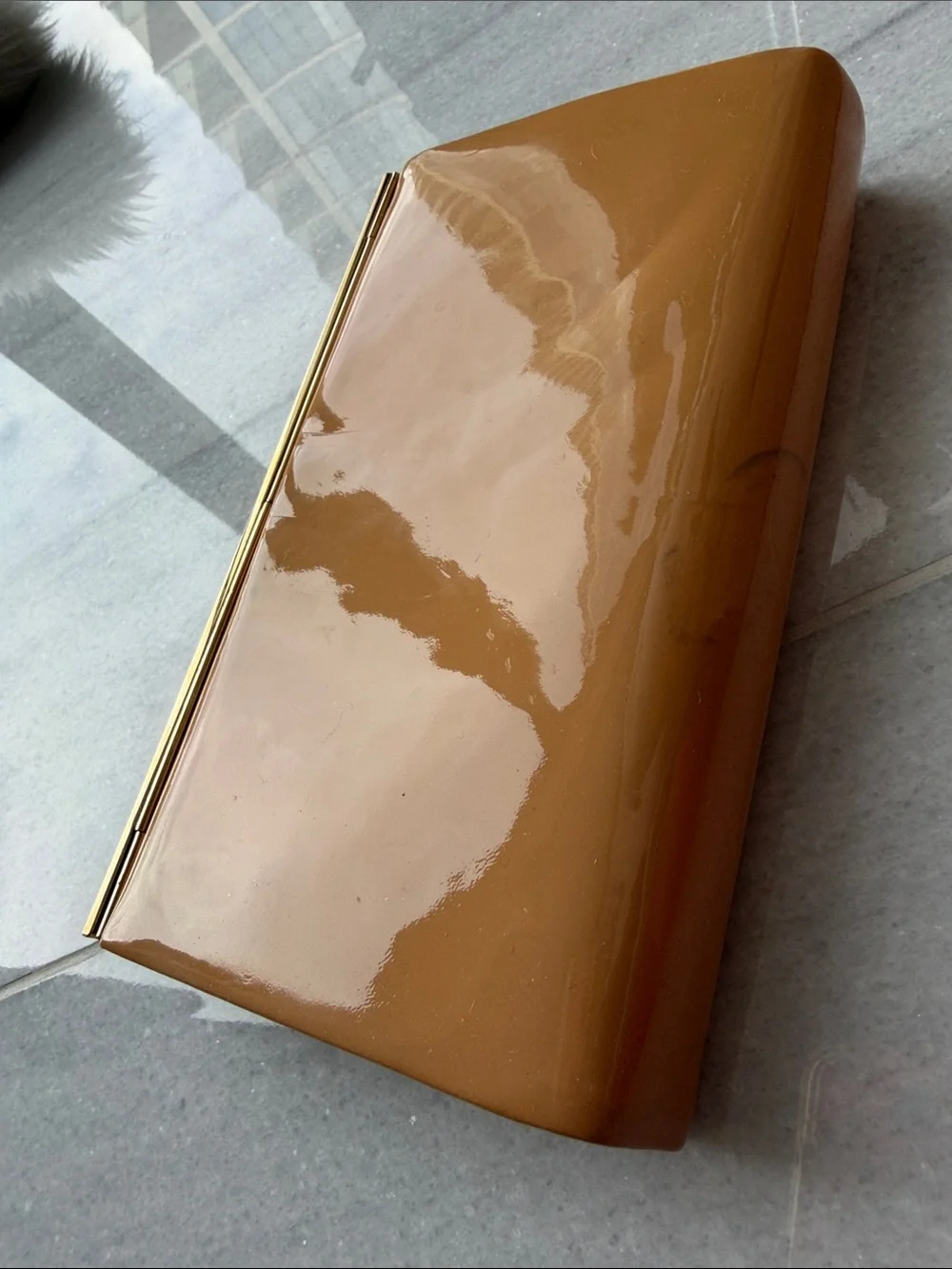 Jimmy Choo glossy tan