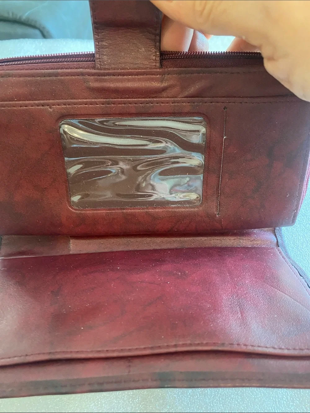 Buxton this burgundy