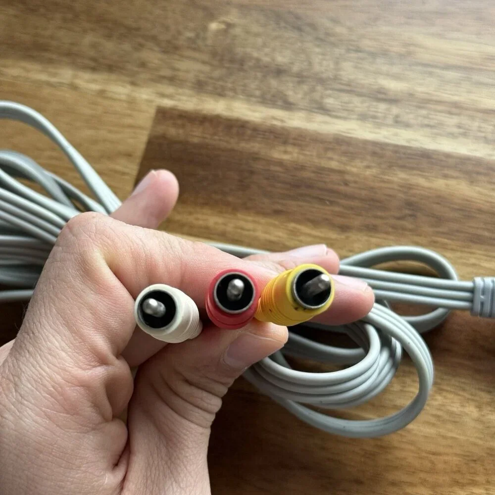 Nintendo Wii AV RCA‎ Audio Video Composite Cable TV Connecting Cord OEM RVL-009