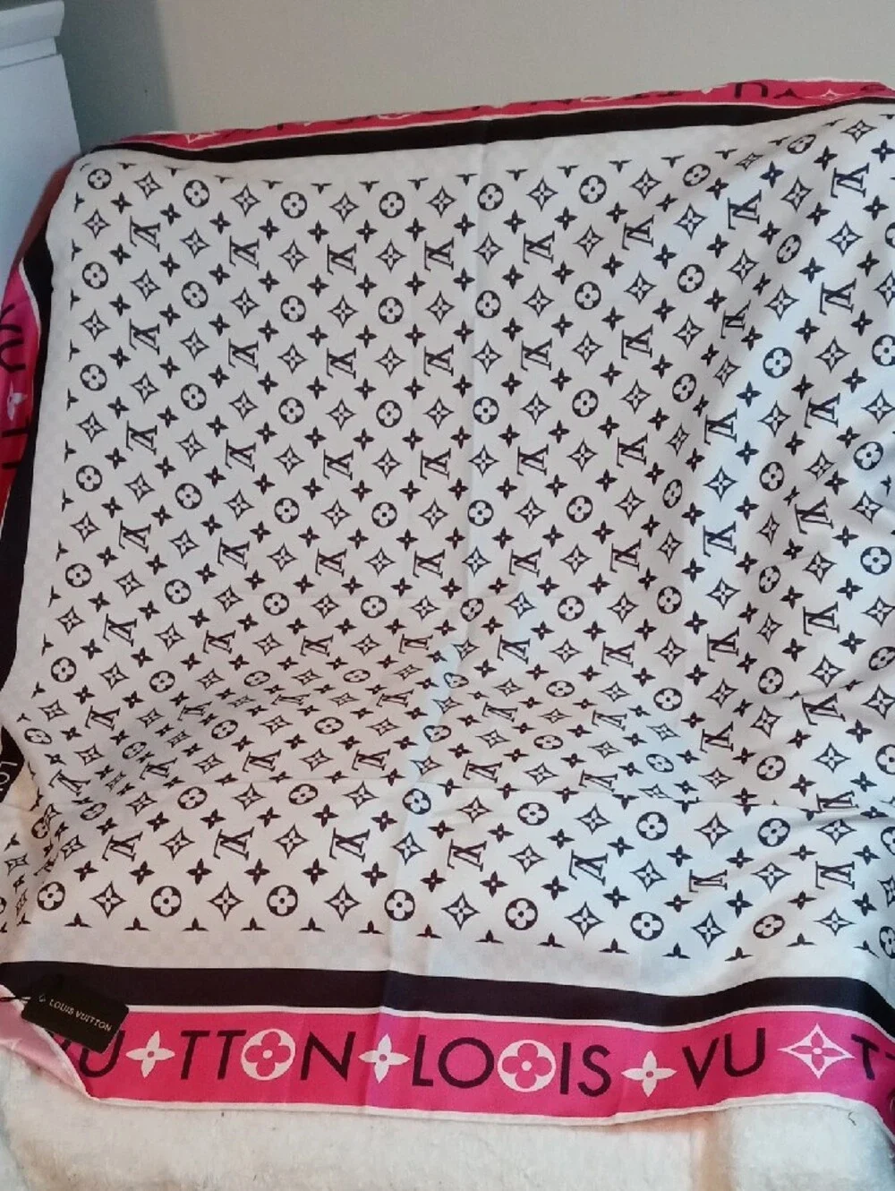 Louis Vuitton silk scarf