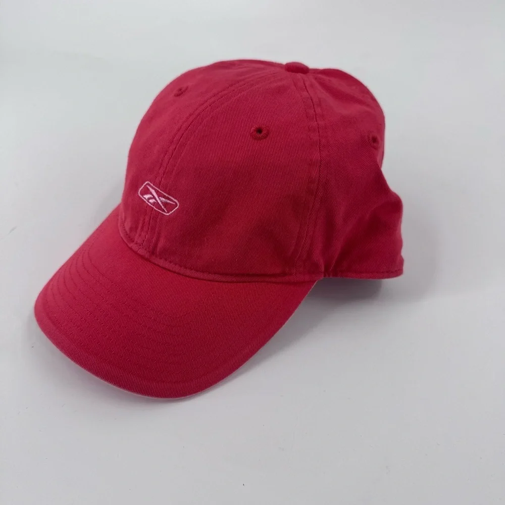 Reebok Red and Pink Baseball Cap with Embroidered Logo‎