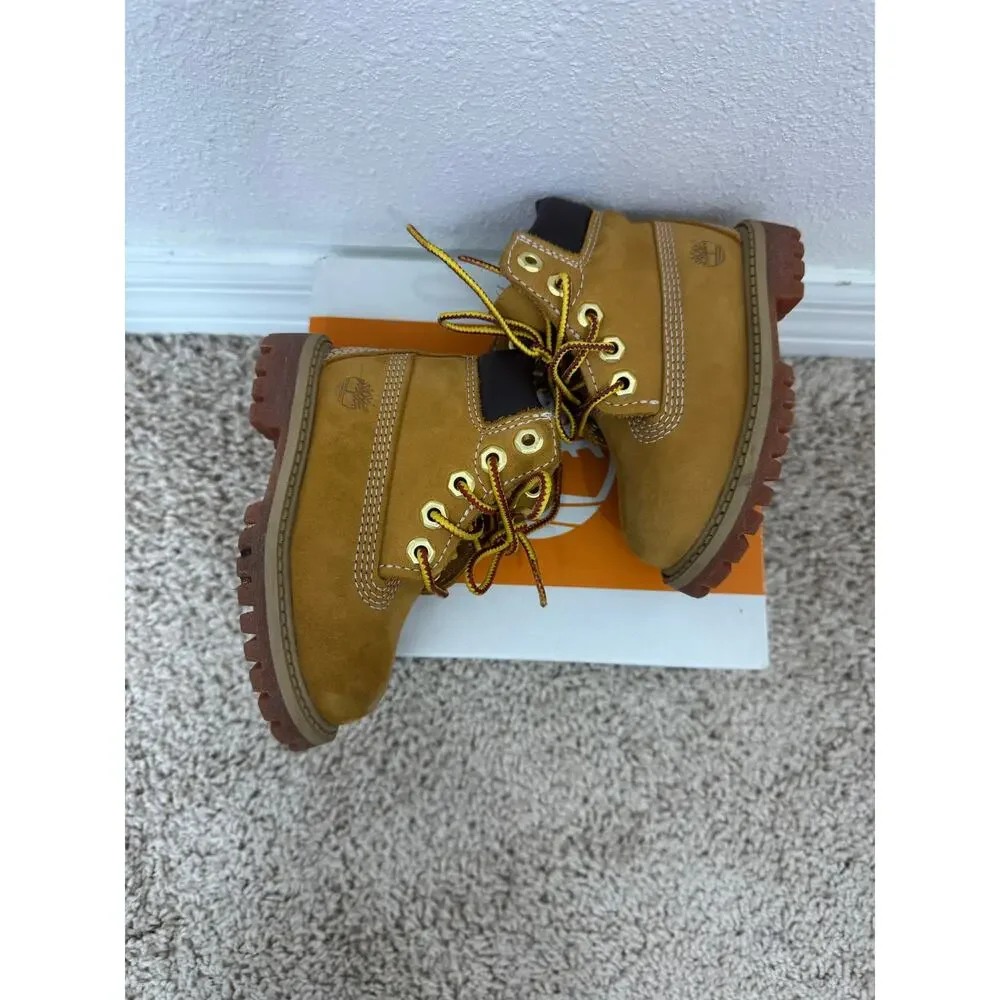 Timberland Toddler Wheat 6” Boots Size 5 PrimaLoft Waterproof
