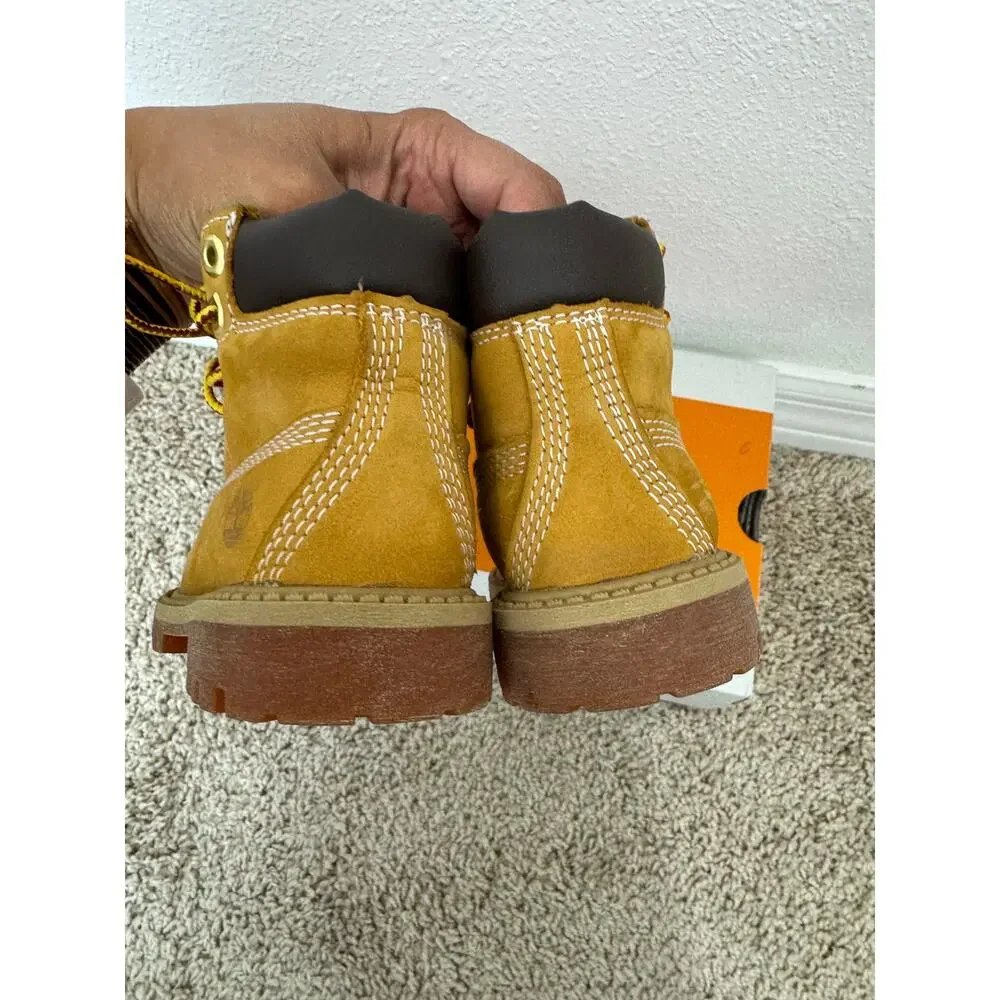Timberland Toddler Wheat 6” Boots Size 5 PrimaLoft Waterproof