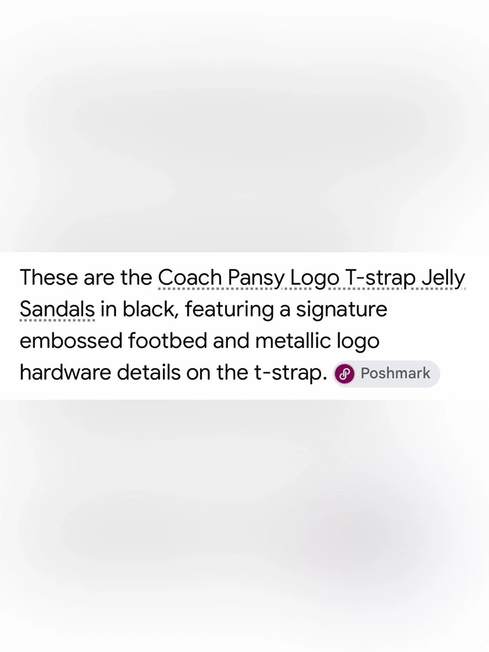 Coach pansy jelly