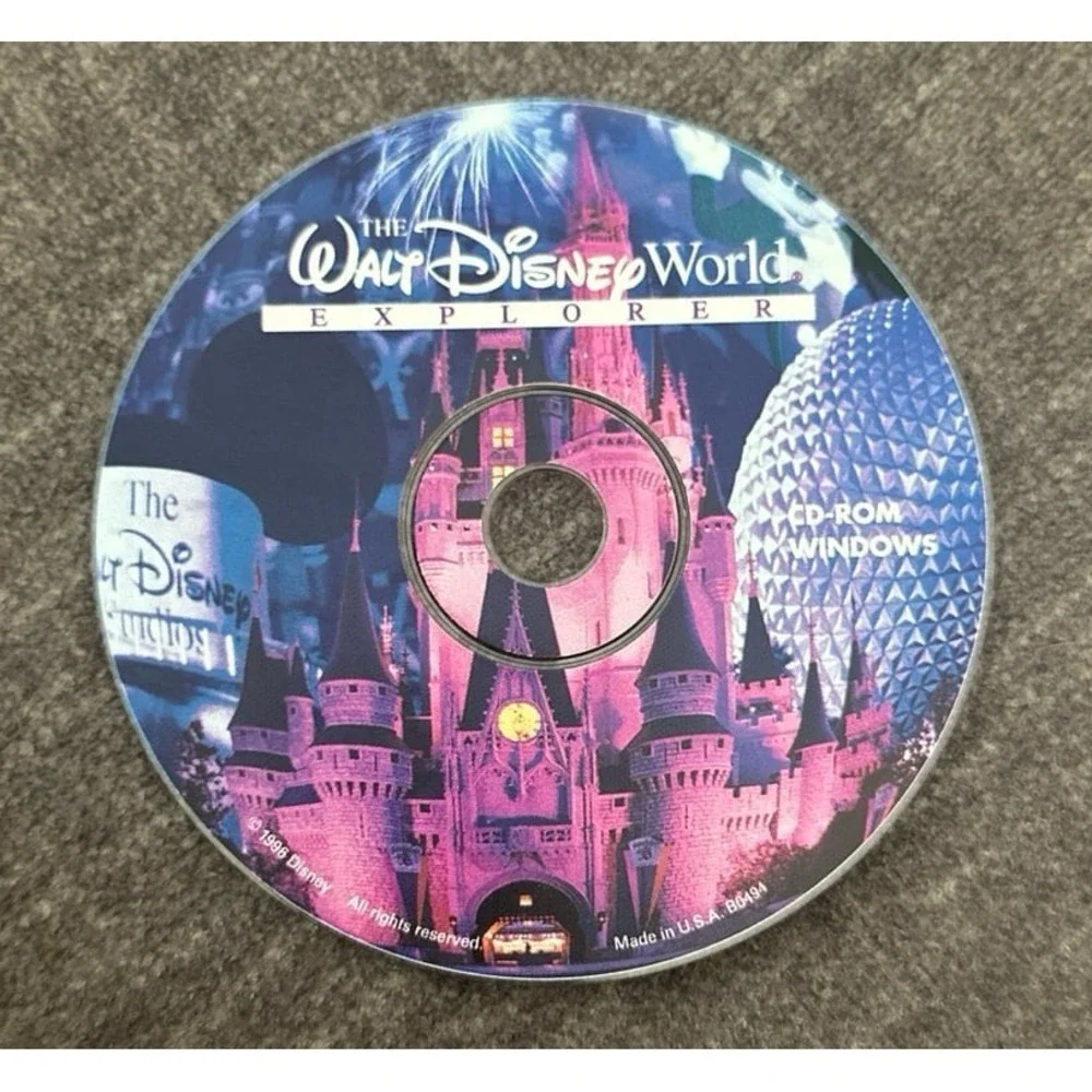 The Walt Disney World Explorer 1996 CD-ROM Windows 95‎ Interactive