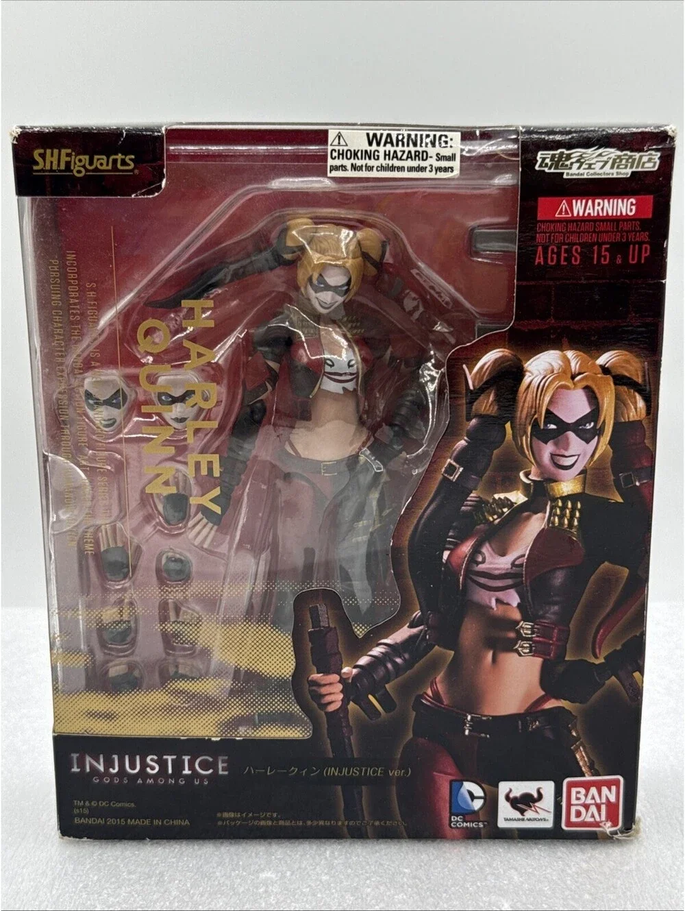 Injustice Gods Among Us Harley Quinn SHFiguarts Bandai Figure NEW Sealed 2015