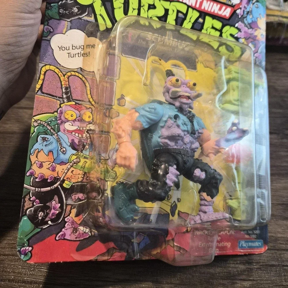 1990 TMNT Scumbug MOC Sealed Playmates Vintage Action Figure No. 5102