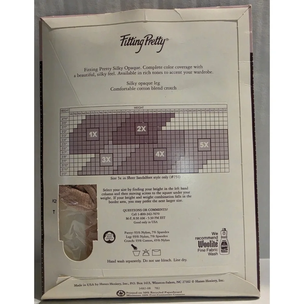 Hanes fitting pantyhose smoke