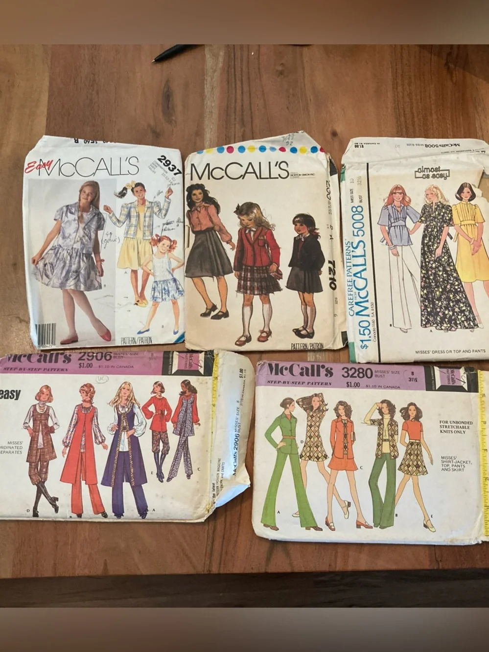 One McCall's pattern #2937 has been cut but in good order.