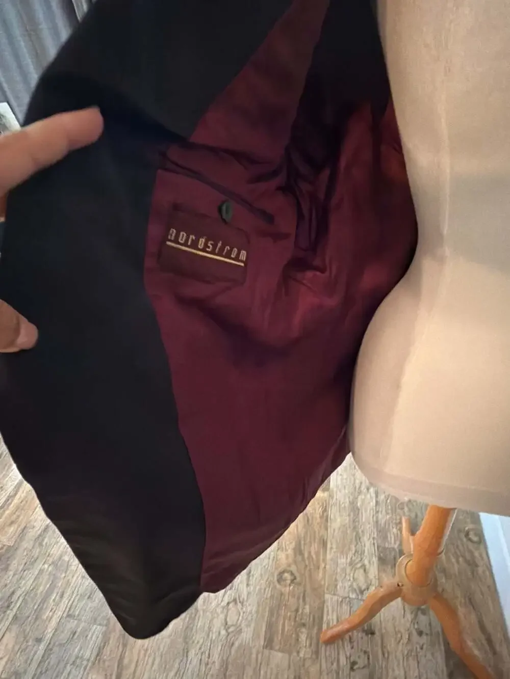 Nordstrom burgundy black