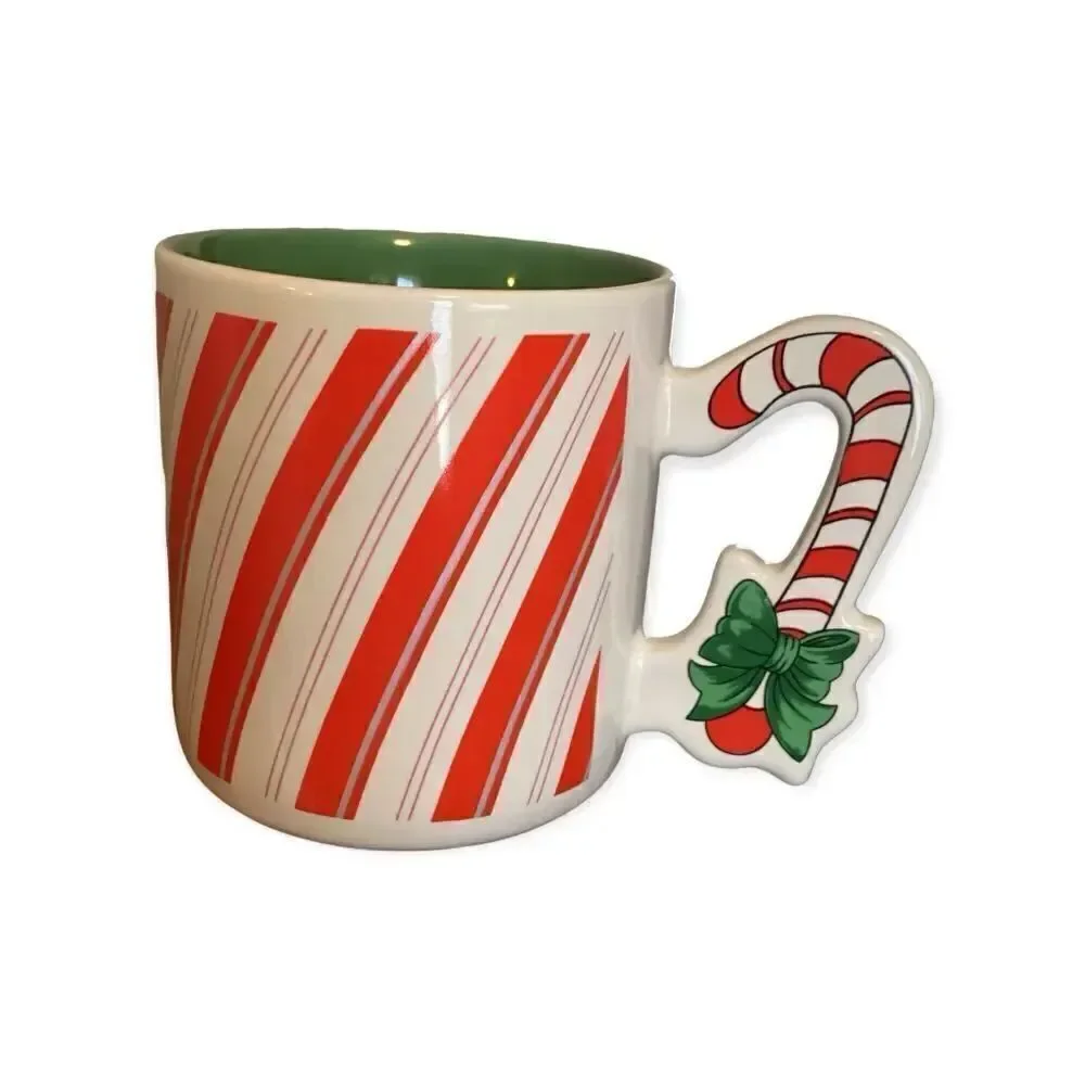 Vintage 80’s Candy Cane Christmas Mug