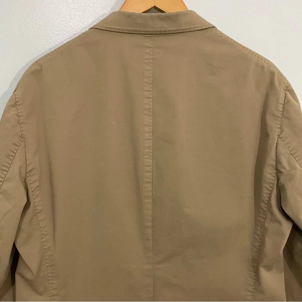 Boglioli Beige Stretch Cotton Blazer Made in Italy Size EU52