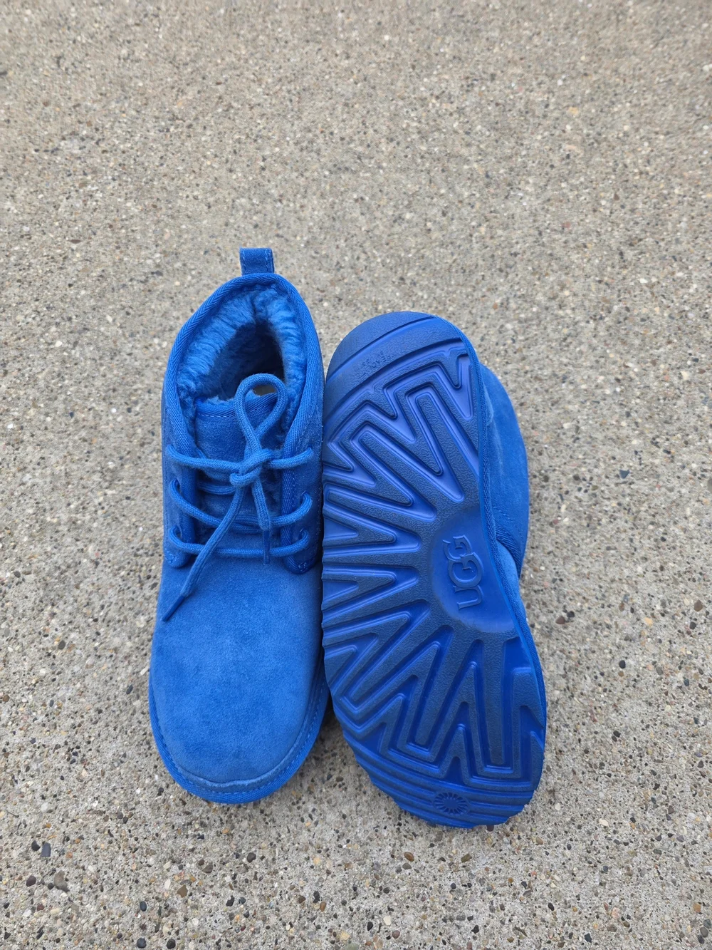 UGG closure will blue