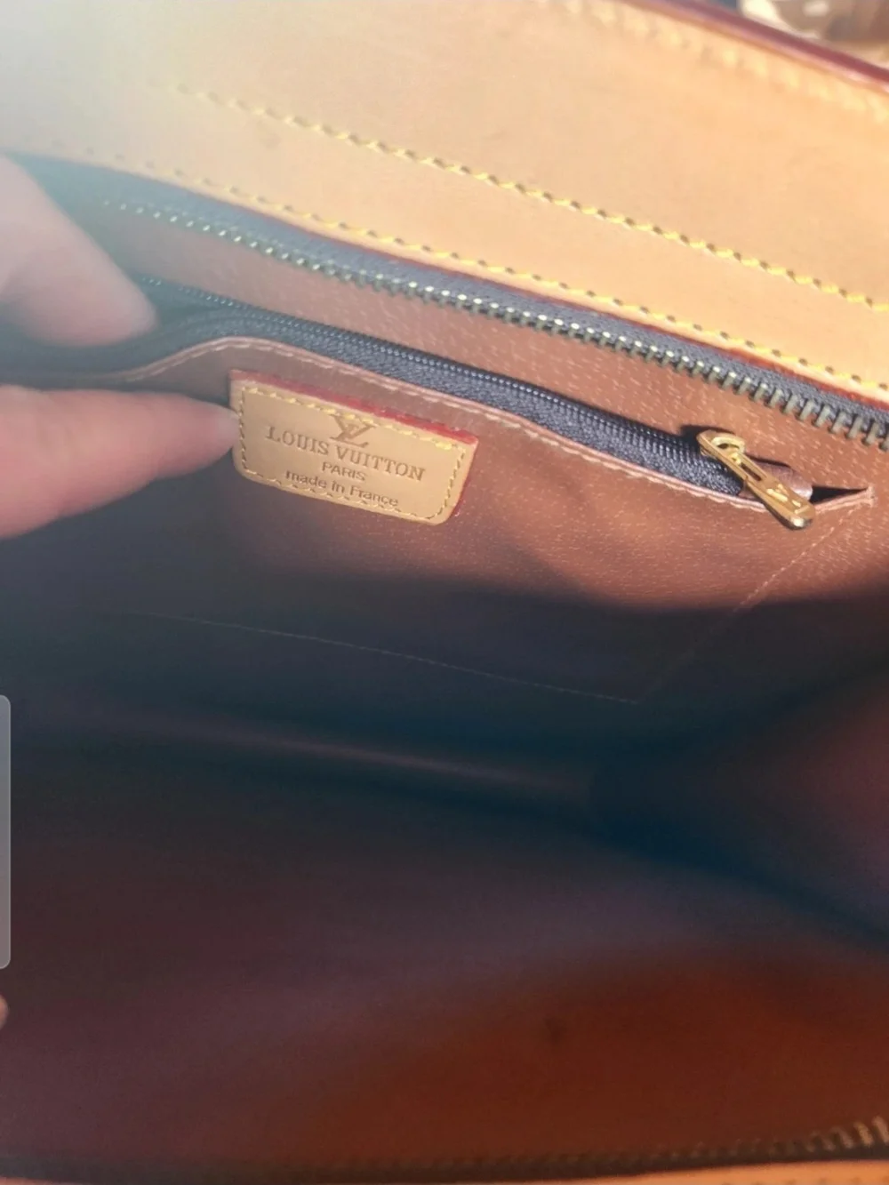 Lv.Brown Monogram Canvas Top-Handle Men’s Bag