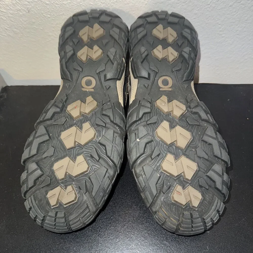 Oboz Sawtooth X Low Brown Leather B-Dry Hiking Trail Shoes Gorpcore Men's 11
