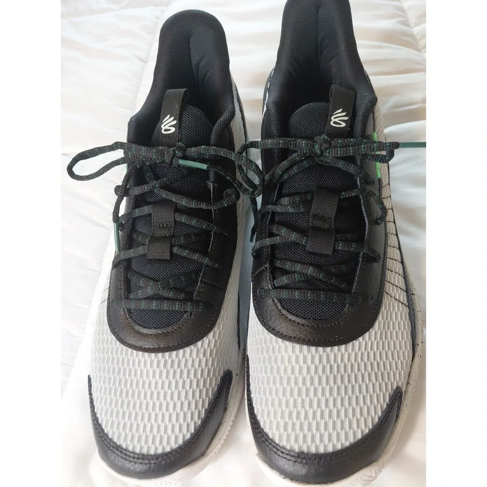 Under Armour UA CURRY 3Z7 Basketball Shoes Grey/Black Mens Size‎ 12 NEW No Box